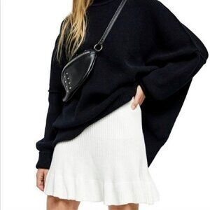 Free People “Solid Gold” White Skirt